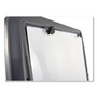 Iceberg Ingenuity Presentation Flipchart Easel with Dry Erase Surface, 33" x 28", White Surface, Charcoal Gray Polyethylene Frame View Product Image