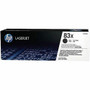 HP 83X (CF283X) Original High Yield Laser Toner Cartridge - Single Pack - Black - 1 Each Product Image 
