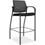 HON Ignition Sitting Stool - Black Seat Color - Fabric Seat Material - Black Back Color - Mesh Back Material - Black Frame Color - (HONIC108IMCU10) Product Image 
