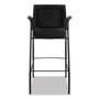 HON Ignition 2.0 Ilira-Stretch Mesh Back Cafe Height Stool, Supports Up to 300 lb, 31" High Seat, Black Seat/Back, Black Base View Product Image