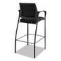 HON Ignition 2.0 Ilira-Stretch Mesh Back Cafe Height Stool, Supports Up to 300 lb, 31" High Seat, Black Seat/Back, Black Base View Product Image