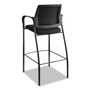 HON Ignition 2.0 Ilira-Stretch Mesh Back Cafe Height Stool, Supports Up to 300 lb, 31" High Seat, Black Seat/Back, Black Base View Product Image