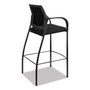 HON Ignition 2.0 Ilira-Stretch Mesh Back Cafe Height Stool, Supports Up to 300 lb, 31" High Seat, Black Seat/Back, Black Base View Product Image