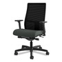 HON Ignition Series Mesh Mid-Back Work Chair, Supports Up to 300 lb, 17.5" to 22" Seat Height, Iron Ore Seat, Black Back/Base View Product Image