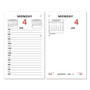 AT-A-GLANCE Two-Color Desk Calendar Refill, 3.5 x 6, White Sheets, 12-Month (Jan to Dec): 2024 View Product Image