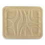 World Centric Fiber Trays, PLA Lined, PFAS Free, 9.1 x 7.1 x 0.7, Natural, Paper, 500/Carton View Product Image