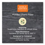 World Centric Fiber Trays, 8.3 x 4.9 x 0.7, Natural, Paper, 500/Carton View Product Image