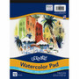 UCreate Watercolor Pad - 12 Sheets - 9" x 12" Sheet Size - White Paper - Acid-free - Recycled Product Image 
