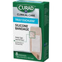 Curad Ouchless Flex Fabric Bandages, 1.65 x 4, 8/Box View Product Image