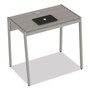 Linea Italia Klin Desk, 33" x 19" x 29.5", Ash (LITKLIN740ASH) View Product Image