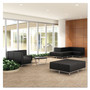 Alera QUB Series Ottoman, 26.38w x 21.5d x 17.5h, Black (ALEQB8216) View Product Image