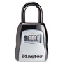 Master Lock Locking Combination 5 Key Steel Box, 3.25" Wide, Black/Silver View Product Image