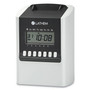 Lathem Time 700E Calculating Time Clock, Digital Display, White View Product Image