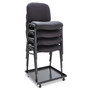 Alera Continental Series Stacking Chairs, Supports Up to 250 lb, 19.68" Seat Height, Black, 4/Carton (ALESC67FA10B) View Product Image