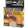 Master Caster Mighty Mighty Movers Reusable Furniture Sliders, Round, 5" Diameter, Beige, 4/Pack View Product Image