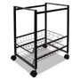 Advantus Mobile File Cart with Sliding Baskets, Metal, 2 Drawers, 1 Bin, 12.88" x 15" x 21.13", Black (AVT34075) View Product Image