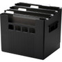 Pendaflex SuperDecoFlex Desktop Files - External Dimensions: 12.8" Width x 10" Depth x 11" Height - Media Size Supported: Letter - Plastic - Black - For Hanging Folder Product Image 