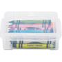 Advantus Super Stacker Crayon Box, 4.75" x 3.5" x 1.6", Clear View Product Image
