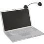 Kensington FlexClip Gooseneck Copyholder, Monitor/Laptop Mount, Plastic, Black (KMW62081) View Product Image