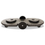 Rubbermaid Commercial BRUTE Tandem Dolly, Two-Container, 300 lb Capacity, 20.25w x 45d x 8h, Black View Product Image