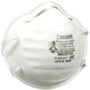 3M N95 Particle Respirator 8200 Mask, Standard Size, 20/Box (MMM8200) View Product Image