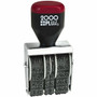 Cosco 2000 Plus Four-band Date Stamp - Date Stamp - 1.38" Impression Width x 0.19" Impression Length - 4 Bands Product Image 