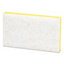 Scotch-Brite PROFESSIONAL Light-Duty Scrubbing Sponge, #63, 3.6 x 6.1, 0.7" Thick, Yellow/White, 20/Carton (MMM08251) View Product Image