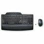 Kensington Pro Fit Wireless Desktop Set - USB Wireless RF 2.40 GHz Keyboard - Black - USB Wireless RF Mouse - Black - Right-handed for PC Product Image 