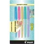 Pilot FriXion Light Pastel Erasable Highlighters - Chisel Marker Point - Erasable - Yellow, Pink, Green, Purple, Blue Ink Product Image 