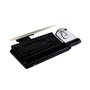 3M Knob Adjust Keyboard Tray With Highly Adjustable Platform, Black (MMMAKT80LE) View Product Image