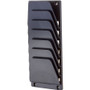 Officemate Wall File Holder, 7 Sections, Legal/Letter Size, 9.43" x 2.88" x 22.38", Black View Product Image