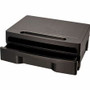 Officemate 2200 Series Monitor Stand with Drawer, HIPAA, Black Product Image 