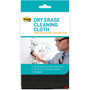 Post-it Dry-Erase Cleaning Cloth - 10.60" Width x 10.60" Length - Used as Dust Remover, Mark Remover - Washable - Black Product Image 