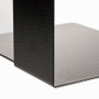 Officemate Heavy Duty Bookends, Nonskid, 8 x 8 x 10, Steel, Black, 1 Pair (OIC93142) View Product Image