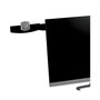 3M Swing Arm Copyholder, Adhesive Monitor Mount, 30 Sheet Capacity, Plastic, Black/Silver Clip View Product Image