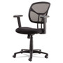 OIF Swivel/Tilt Mesh Task Chair with Adjustable Arms, Supports Up to 250 lb, 17.72" to 22.24" Seat Height, Black View Product Image