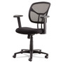 OIF Swivel/Tilt Mesh Task Chair with Adjustable Arms, Supports Up to 250 lb, 17.72" to 22.24" Seat Height, Black (OIFMT4818) View Product Image