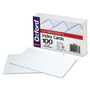 Oxford Index Card, 8 Point, Grid, 3"x5", 100-Pack, White (OXF02035) View Product Image