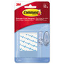 Command Refill Strips, Removable, Holds Up to 2 lbs, 0.63 x 1.75, Clear, 9/Pack (MMM17021CLRES) View Product Image