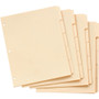 Oxford Write-On Tab Dividers, 5-Tab, 11 x 8.5, Manila, 20 Sets View Product Image