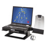 3M Adjustable Notebook Riser, 13" x 13" x 4" to 6", Black, Supports 20 lbs View Product Image