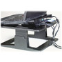 3M Adjustable Notebook Riser, 13" x 13" x 4" to 6", Black, Supports 20 lbs (MMMLX500) View Product Image