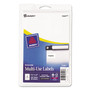 Avery Removable Labels - 1 1/2" Height x 3" Width - Removable Adhesive - Rectangle - Laser, Inkjet - White Product Image 