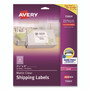 Avery Matte Clear Easy Peel Mailing Labels w/ Sure Feed Technology, Laser Printers, 3.33 x 4, Clear, 6/Sheet, 10 Sheets/Pack View Product Image