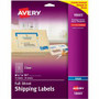 Avery Shipping Label - 8 1/2" Width x 11" Length - Permanent Adhesive - Rectangle - Inkjet - Matte Clear Product Image 