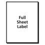 Avery Matte Clear Shipping Labels, Inkjet Printers, 8.5 x 11, Clear, 10/Pack View Product Image