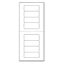 Avery Mini-Sheets Mailing Labels, Inkjet/Laser Printers, 1 x 2.63, White, 8/Sheet, 25 Sheets/Pack View Product Image