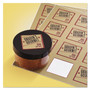 Avery Square Print-to-the-Edge Labels, Inkjet/Laser Printers, 2 x 2, Kraft Brown, 12/Sheet, 25 Sheets/Pack View Product Image