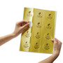 Avery Round Labels, Inkjet Printers, 2" dia, Gold, 12/Sheet, 8 Sheets/Pack View Product Image