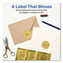 Avery Round Labels, Inkjet Printers, 2" dia, Gold, 12/Sheet, 8 Sheets/Pack View Product Image